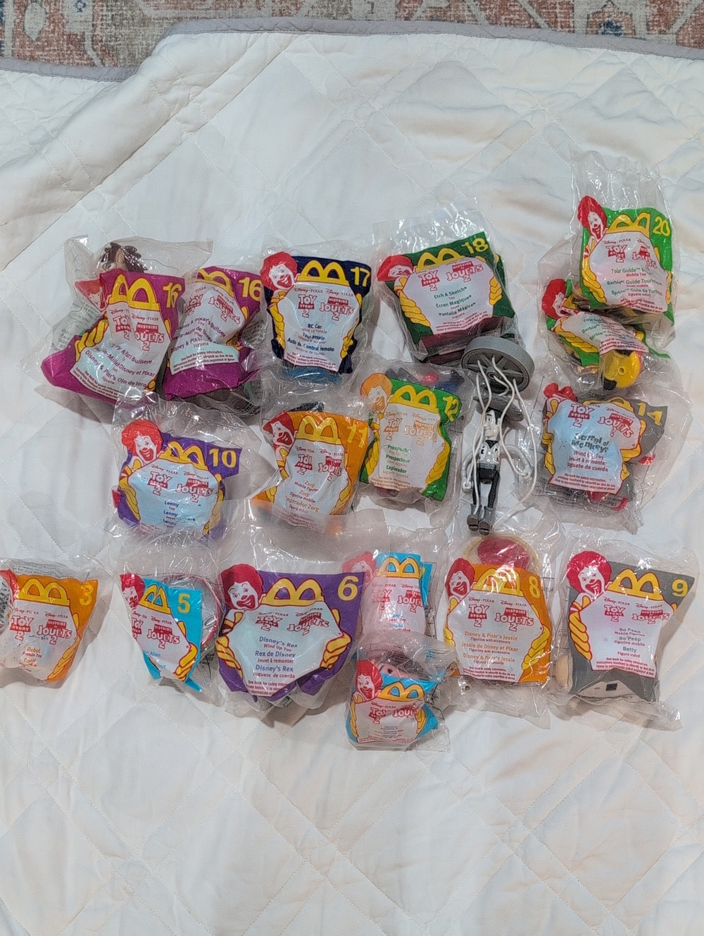 McDonald's 1999 Toy Story 2 Set Incomplete